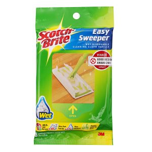 3M Scotch Brite Easy Sweeper Wet Wiper Refill Q1600RW-E Spring Cleaning